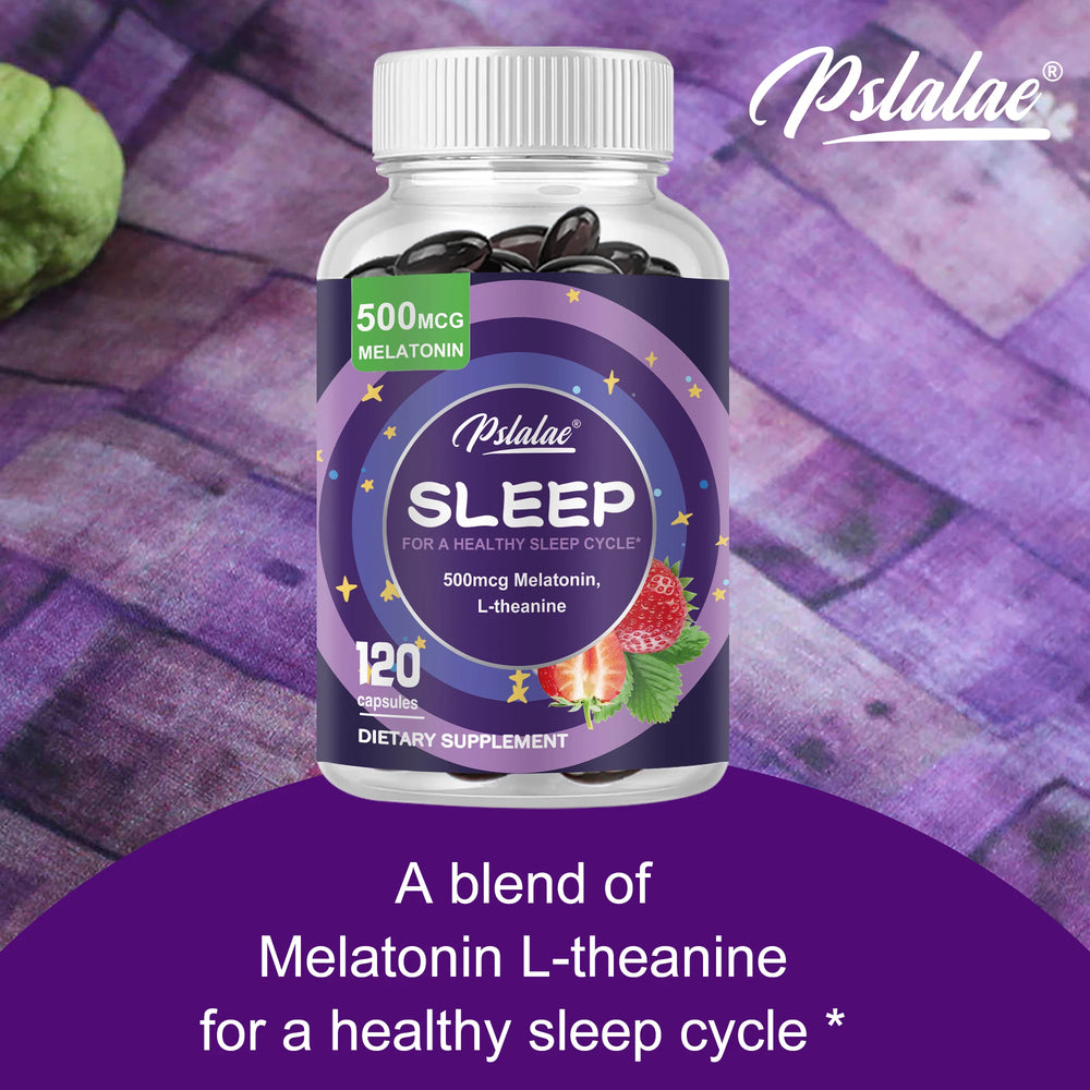 Sleep Aid Capsules – 120ct | Natural Sleep Support, Stress Relief, and Deep Recovery
