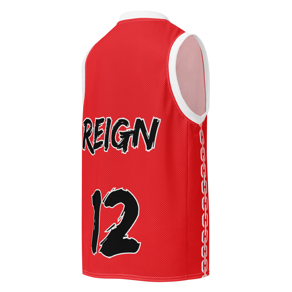 Premium Red basketball jersey