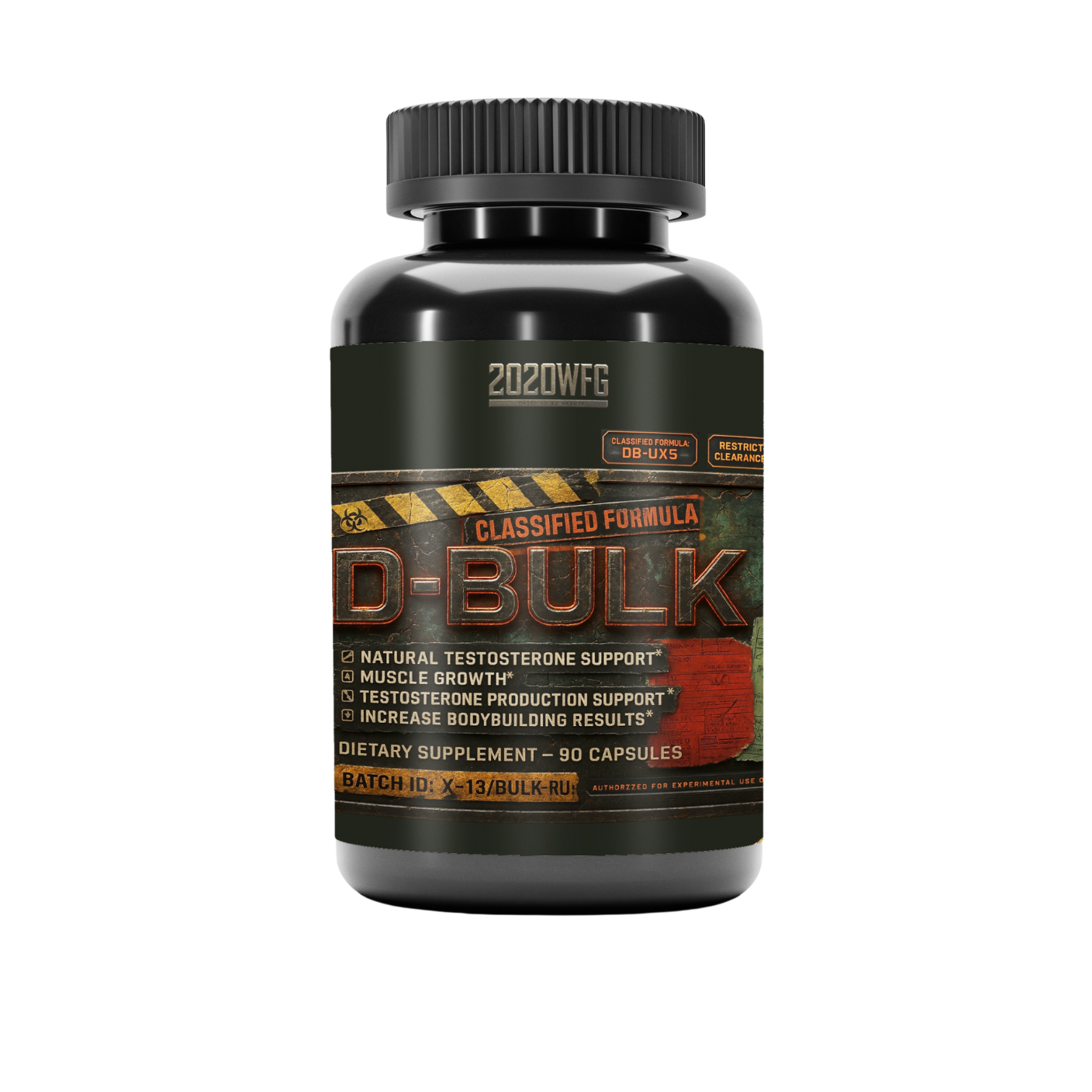 D-BULK: Anabolic Nutrient Partitioning Complex | 60 Servings – Magnesium, Horny Goat Weed & Natural Actives for Muscle Performance
