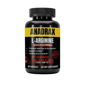 ANADRAX: Circulation Complex | 60 Capsules - L-Arginine, Niacin & Nitric Oxide Support for Active Lifestyles