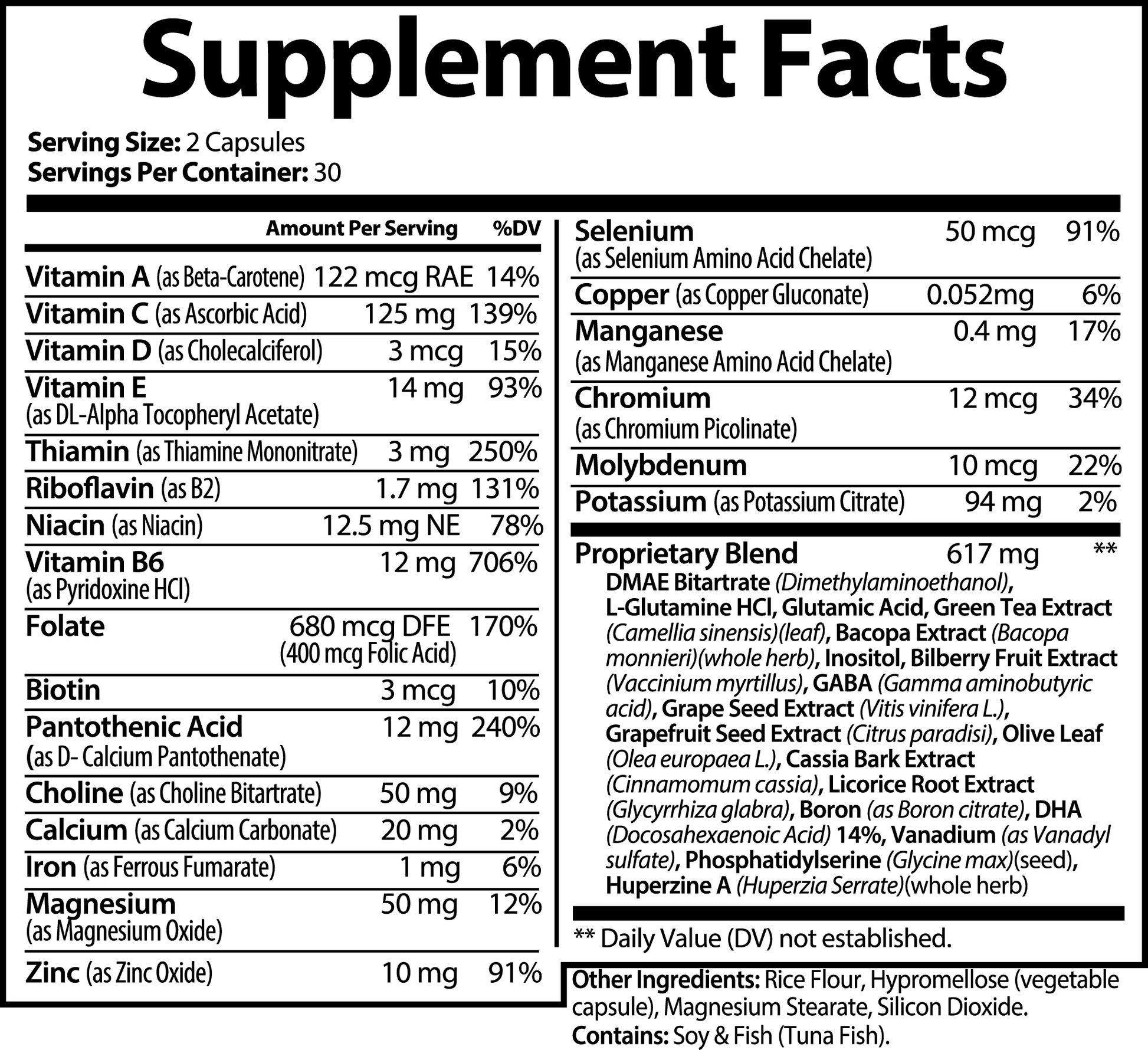 ADDERRAL: Vital Boost - Brain, Energy, and Multivitamin Complex