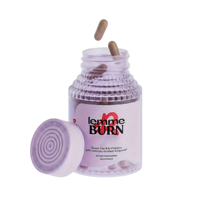 Lemme Burn - Metabolism Activator Capsules – AMPK Booster for Fat Burning & Weight Management | Green Tea + B Vitamins + Clinically-Studied Actiponin® | Supports Glucose Metabolism & Abdominal Fat Loss | 60 Capsules