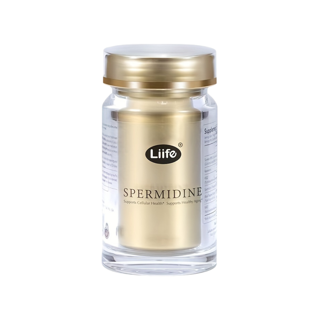 Spermidine + NAD Supplement – Cellular Youth & Energy Support with Resveratrol, Wheat Germ & Curcumin – 60 Capsules