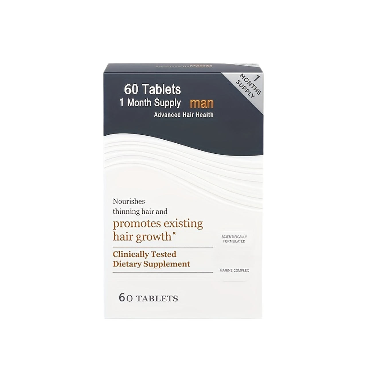 Hair Supplement Tablets with Biotin, Collagen & Zinc – For Fuller Hair & Beard Growth – 100% Dietary Support