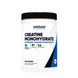 Nutricost Creatine Monohydrate Powder UF (1 lb, 91 Servings) | Amino Acid supplement for Men and Women