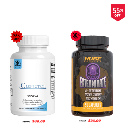 CLENBUTROL + EXTERMINATE Fat Burner Stack - 2020WFG