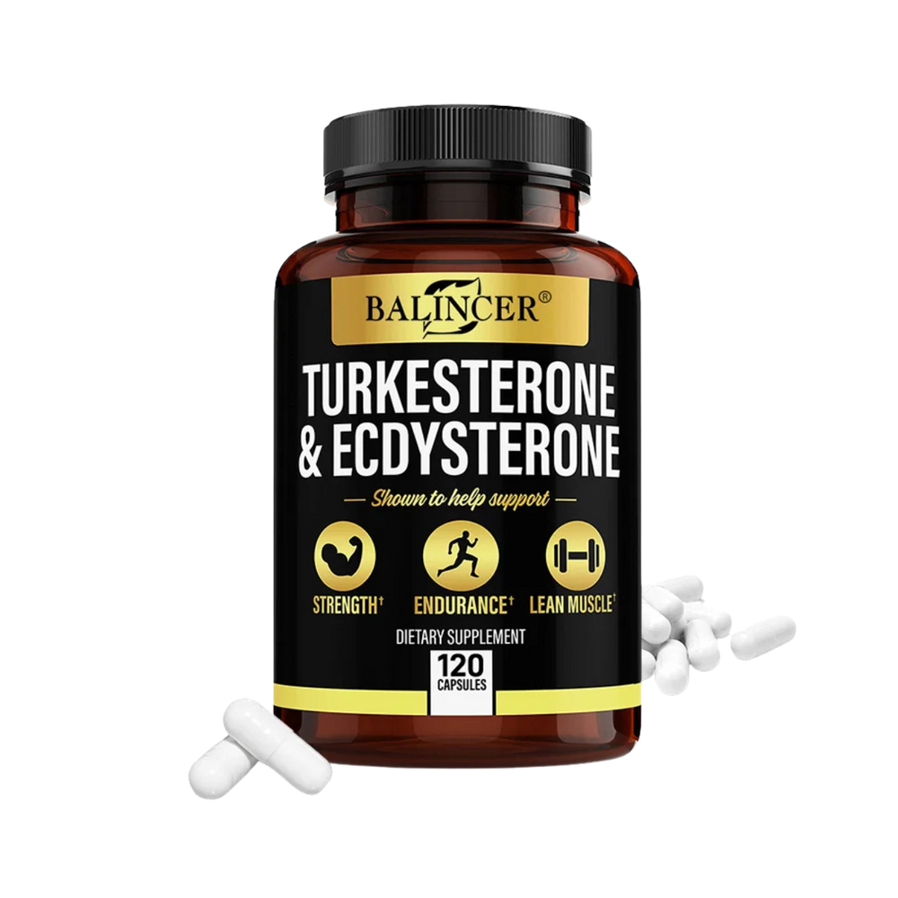 Turkish Licorice Extract with Turkesterone & Ecdysterone – 120 Capsules Energy + Muscle Growth + Performance + Endurance Support