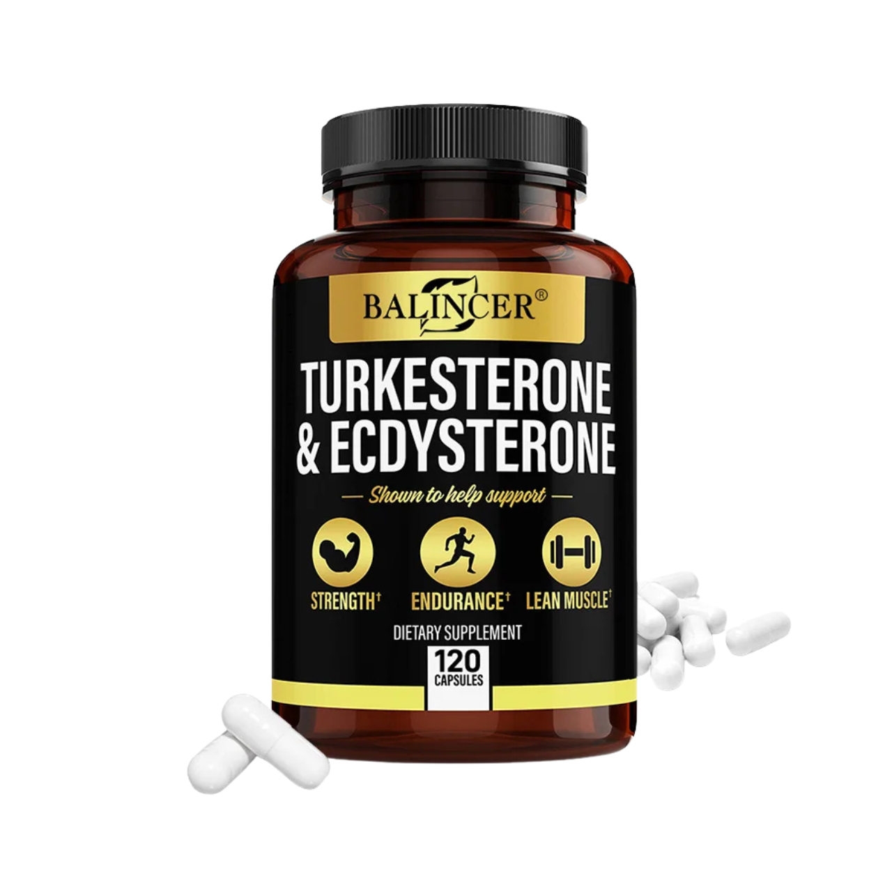 Turkish Licorice Extract with Turkesterone & Ecdysterone – 120 Capsules Energy + Muscle Growth + Performance + Endurance Support