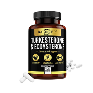 Turkish Licorice Extract with Turkesterone & Ecdysterone – 120 Capsules Energy + Muscle Growth + Performance + Endurance Support