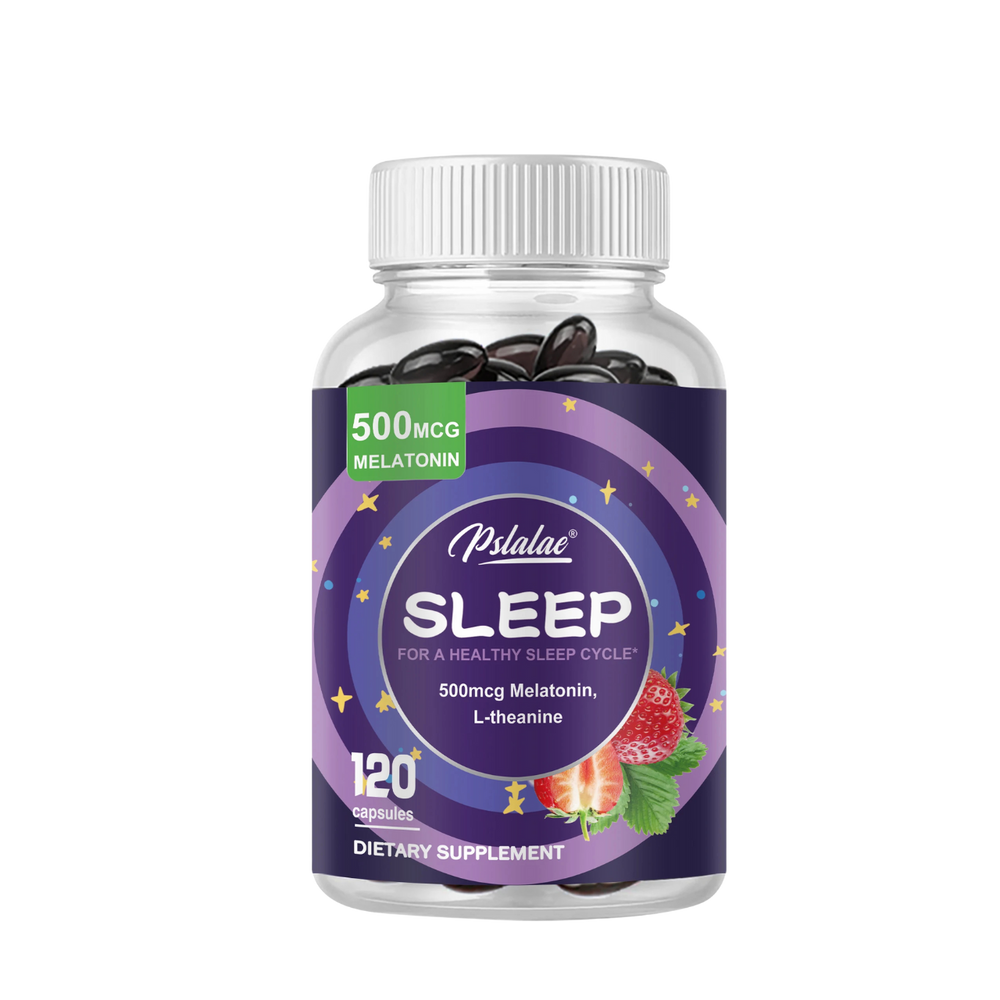 Sleep Aid Capsules – 120ct | Natural Sleep Support, Stress Relief, and Deep Recovery