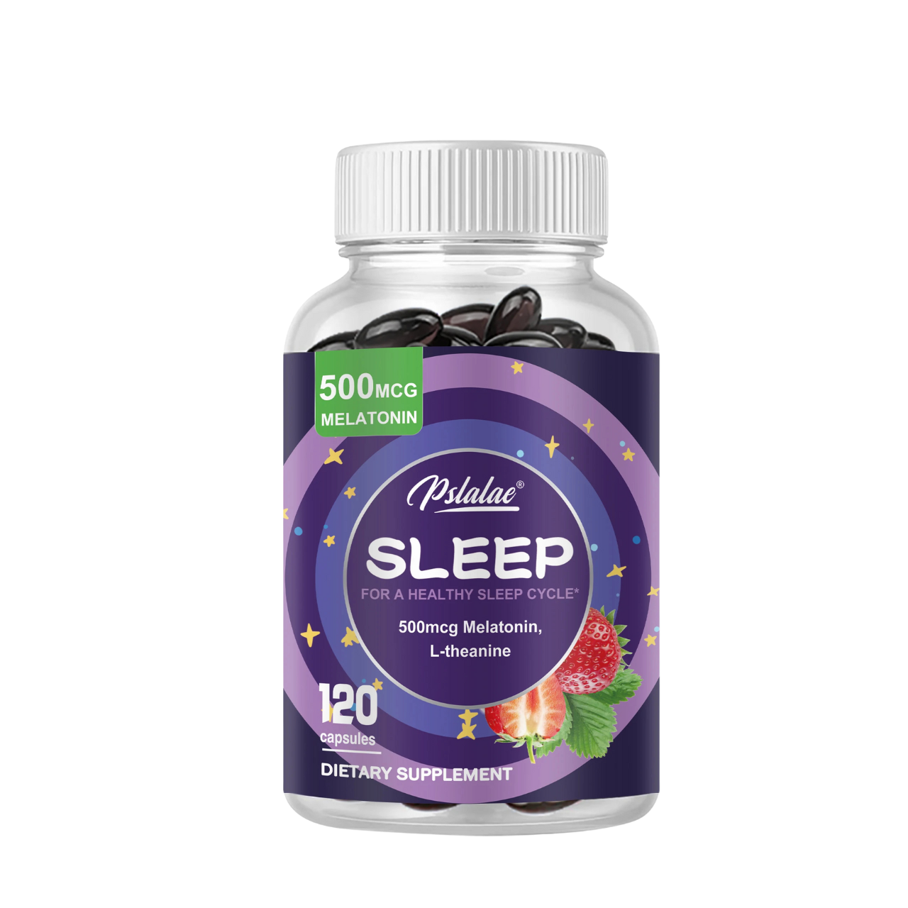 Sleep Aid Capsules – 120ct | Natural Sleep Support, Stress Relief, and Deep Recovery
