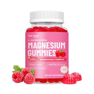 Magnesium Glycinate Gummies | With Ashwagandha + CQ10 + B6 + Calcium | Calm, Sleep & Mood Support
