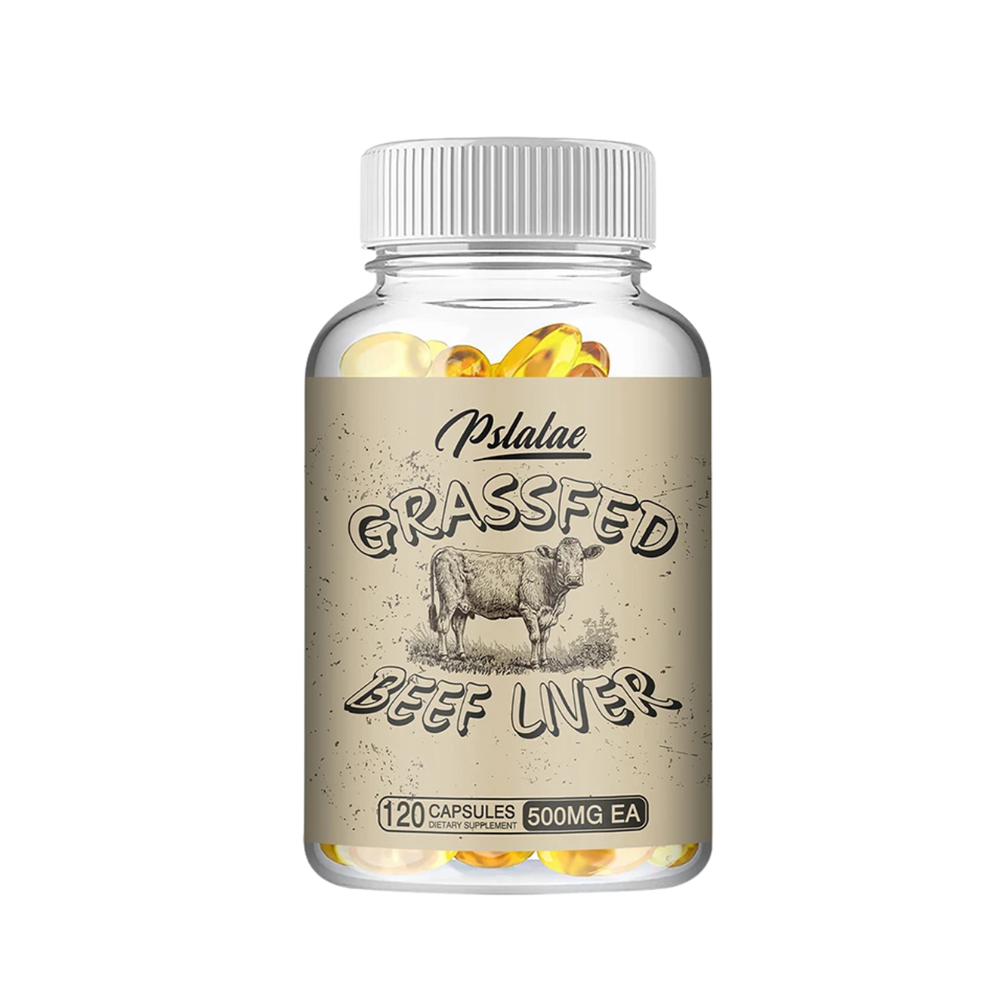 Grass-Fed Beef Liver Capsules | Whole-Food Organ Support for Energy, Digestion & Detox – 120 Capsules | High in B12, Iron, CoQ10 | USA Made