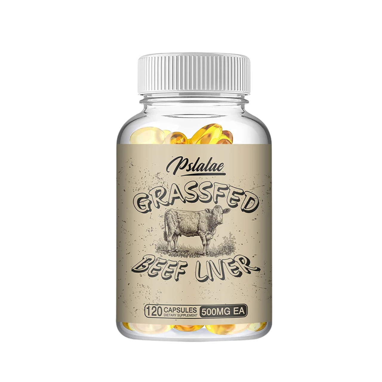 Grass-Fed Beef Liver Capsules | Whole-Food Organ Support for Energy, Digestion & Detox – 120 Capsules | High in B12, Iron, CoQ10 | USA Made
