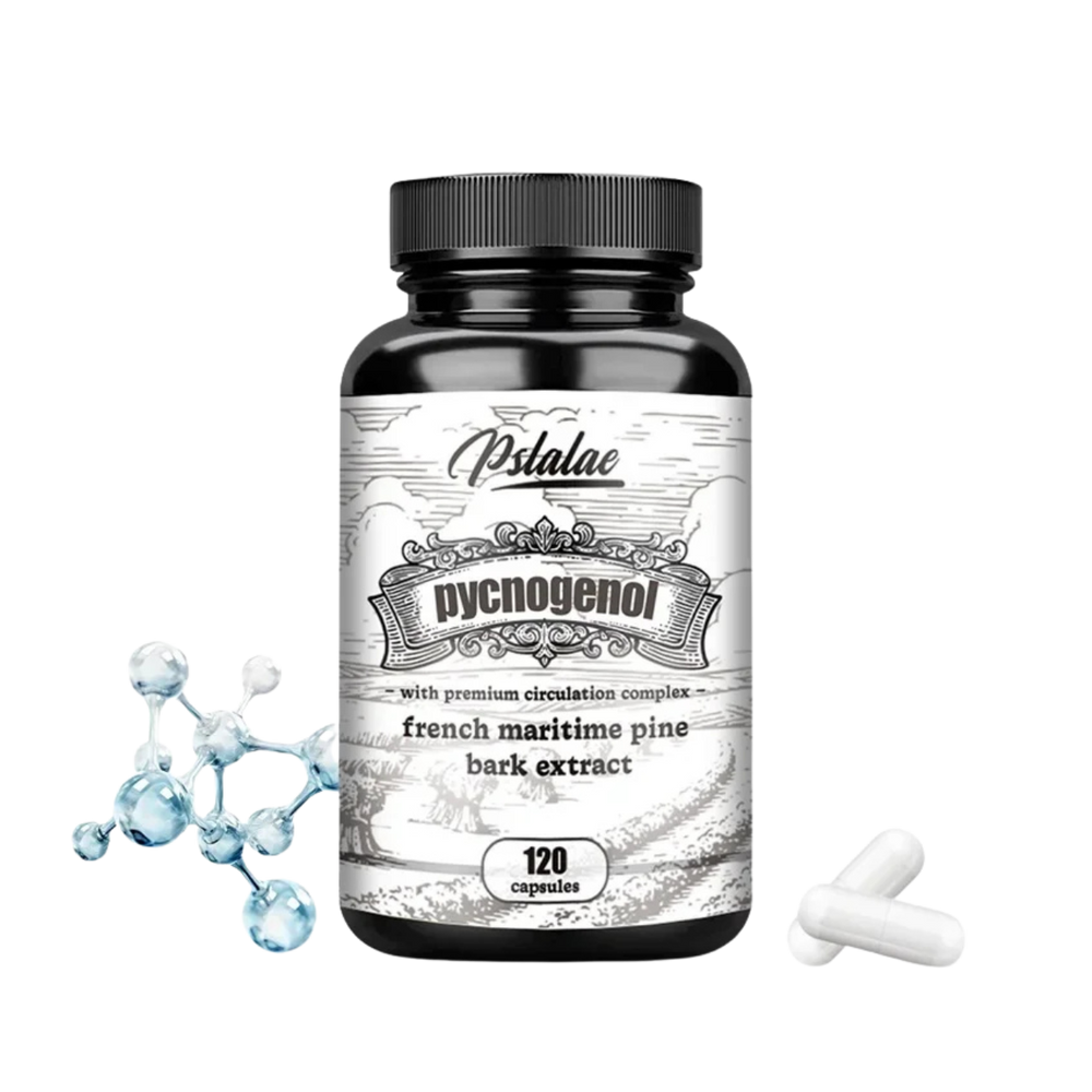 French Maritime Pine Bark Extract – Blood Circulation, Nitric Oxide & Antioxidant Support –  Capsules | Non-GMO + Vegetarian