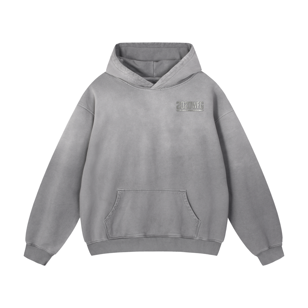 RIPGANG x 2020WFG: Heavyweight Sunfade Hoodie | 400gsm Oversized Vintage Wash