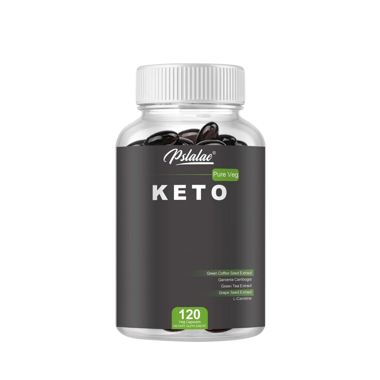 Keto Weight Loss Capsules – Thermogenic Fat Burner, Appetite Suppressant & Metabolism Booster – 120 Capsules | Garcinia + Green Tea Extract