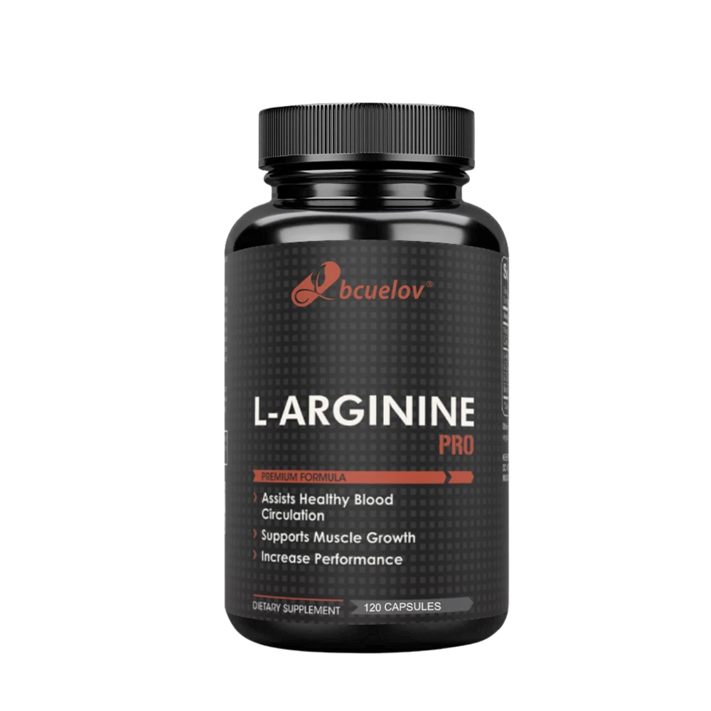 Energy Booster Capsules – Nitric Oxide + L-Citrulline for Strength, Endurance & Muscle Mass – Pre-Workout Support – 120 Capsules