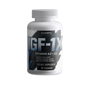 IGF‑1X: Bone-Density Dominator | D3 + K2 Formula for Strength, Immunity & Muscle Integrity