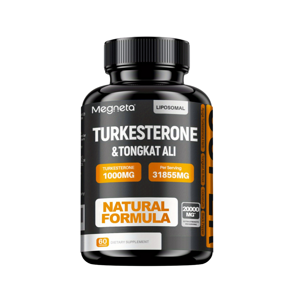 Turkesterone Supplement for Men’s Vitality, Energy & Testosterone – 60 Capsules