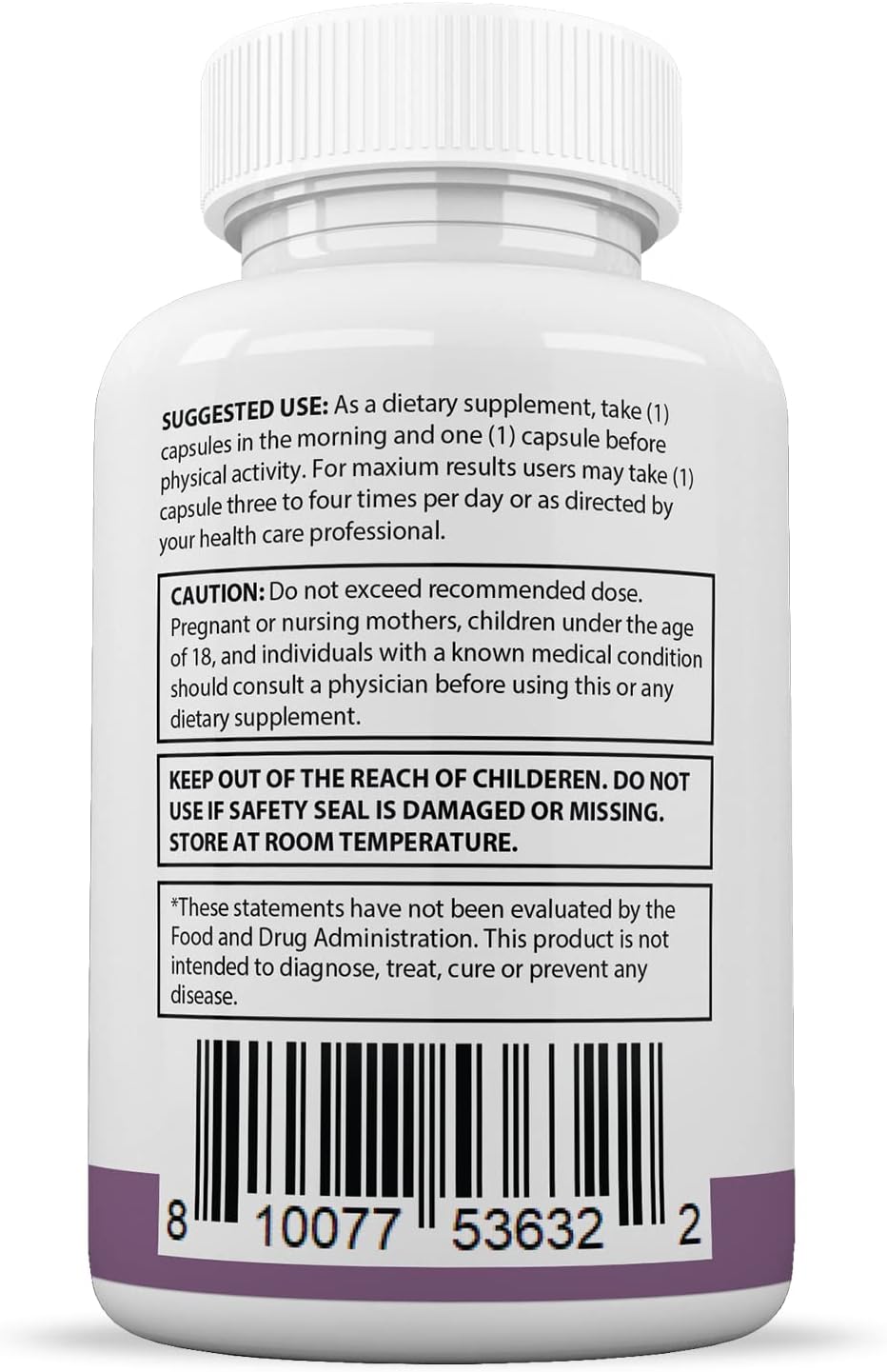 Justified Laboratories Turkesterone 500mg 10% Standardized Naturally Increase Stamina Endurance Strength 60 Capsules