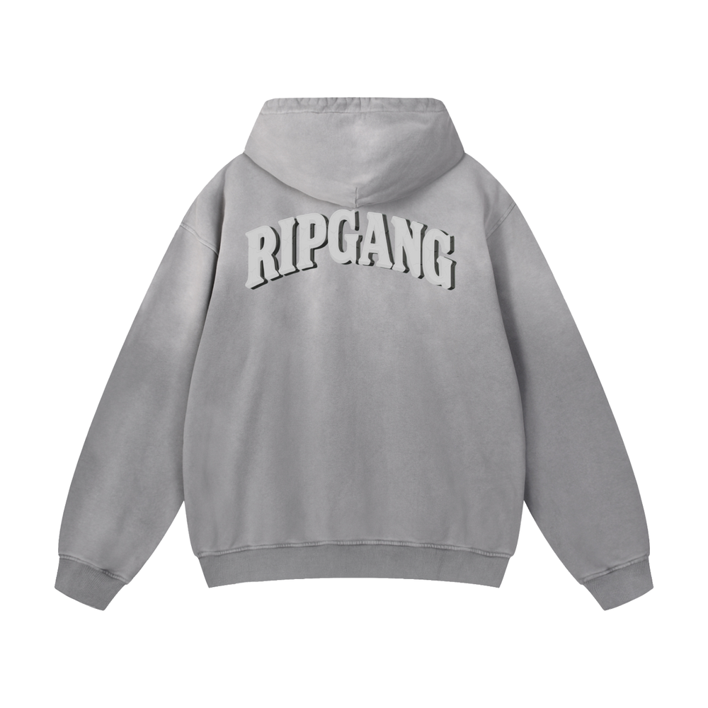 RIPGANG x 2020WFG: Heavyweight Sunfade Hoodie | 400gsm Oversized Vintage Wash