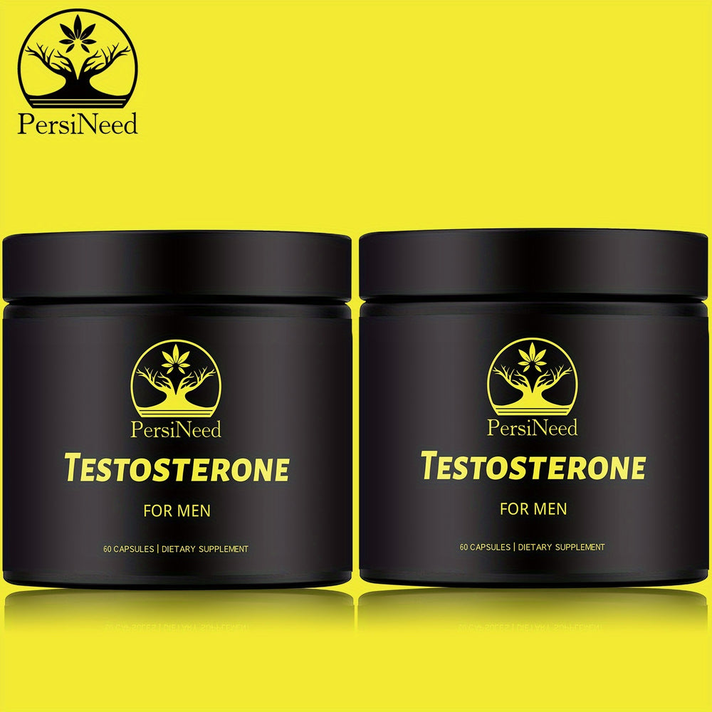 Testosterone Capsules – Tribulus & Rhodiola Complex | 30-Day Bioactive Vitality Fuel for Men