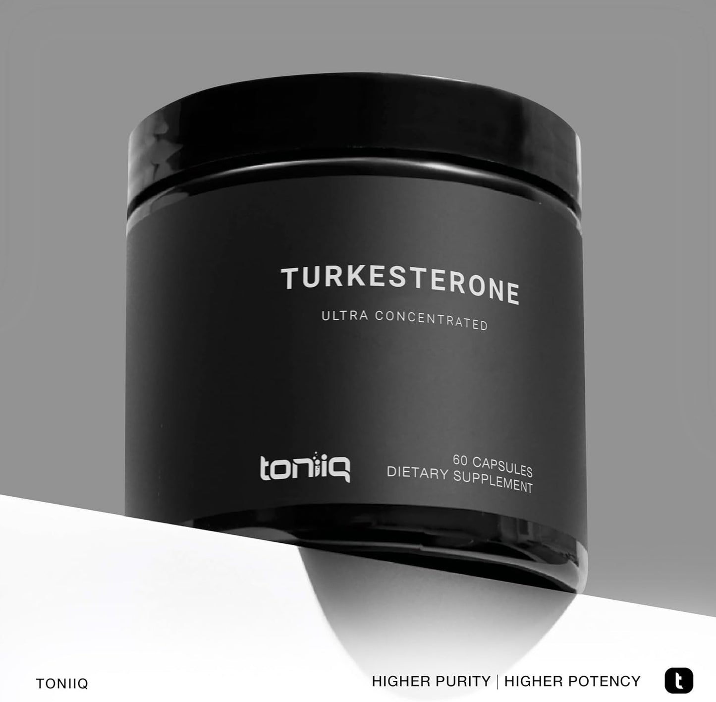 Ultra Strength Turkesterone Supplement for Men - 30,000mg, 50x Concentrated - 20% Turkesterone - 60 Vegetarian Capsules 600mg Serving - 3rd Party Tested - 1-Month Supply - Ecdysterone Companion Toniiq