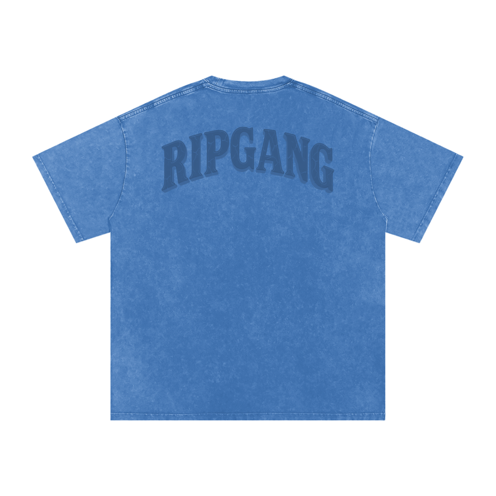 RIPGANG x 2020WFG: Snow Wash Heavyweight Pump Cover | Oversized Streetwear Tee