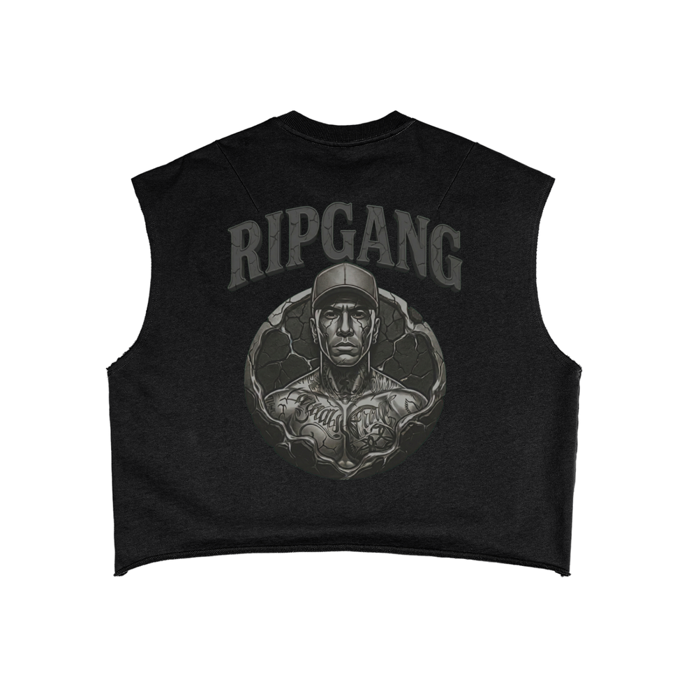 RIPGANG x 2020WFG: French Terry Boxy Tank | 340gsm Heavyweight Cutoff