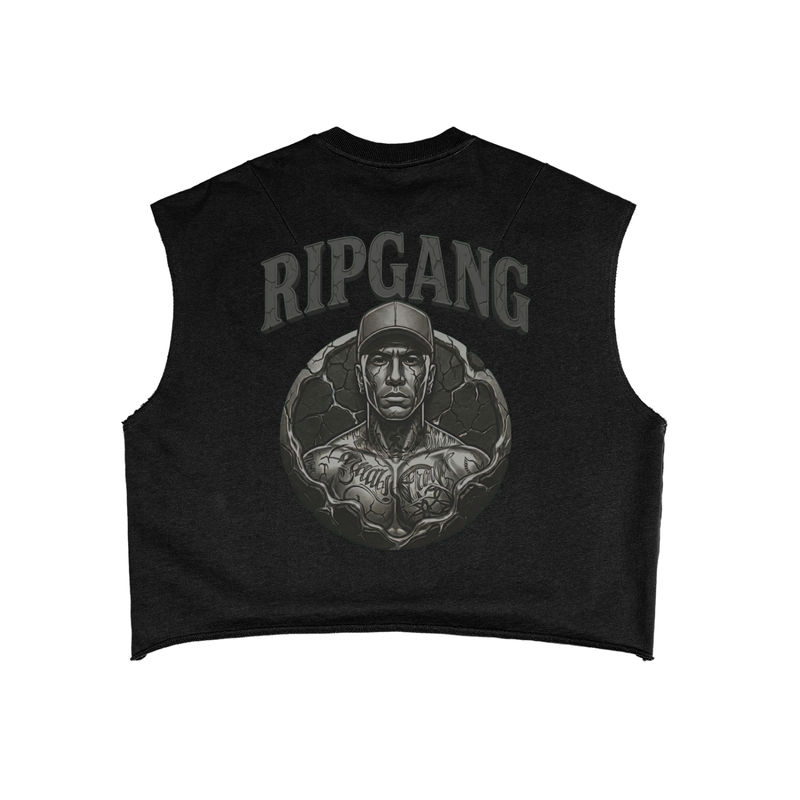 RIPGANG x 2020WFG: French Terry Boxy Tank | 340gsm Heavyweight Cutoff