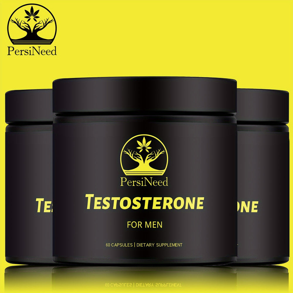 Testosterone Capsules – Tribulus & Rhodiola Complex | 30-Day Bioactive Vitality Fuel for Men