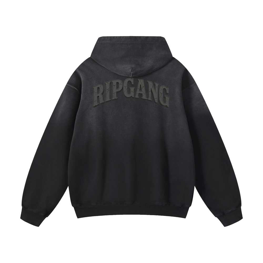 RIPGANG x 2020WFG: Heavyweight Sunfade Hoodie | 400gsm Oversized Vintage Wash