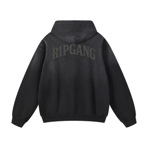 RIPGANG x 2020WFG: Heavyweight Sunfade Hoodie | 400gsm Oversized Vintage Wash