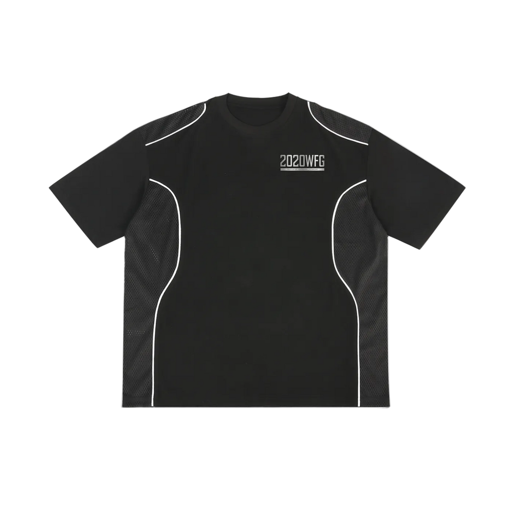 RIPGANG x 2020WFG: Contrast Piped Panel Tee | 240gsm Retro Sport Fit