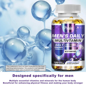 Men’s Ultra Multivitamin Supplement | Boost Brain, Muscle, Energy & Stamina – 120 Capsules