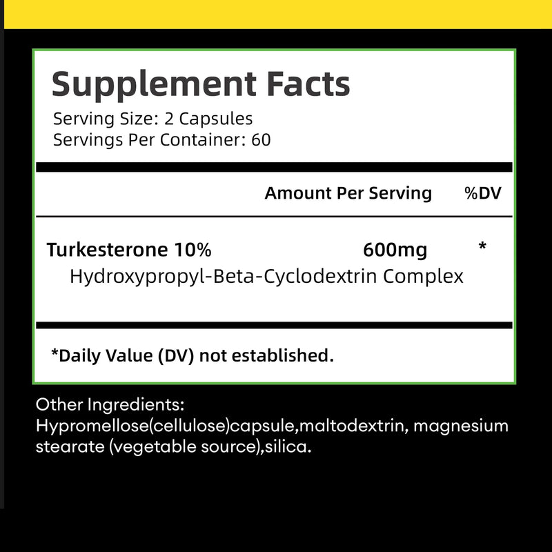 TURKESTERONE XT – Peak Performance Muscle Builder | 120 Capsules