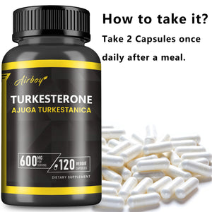 TURKESTERONE XT – Peak Performance Muscle Builder | 120 Capsules