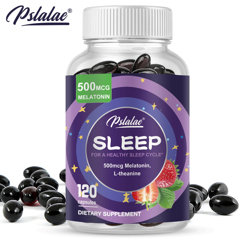 Sleep Aid Capsules – 120ct | Natural Sleep Support, Stress Relief, and Deep Recovery