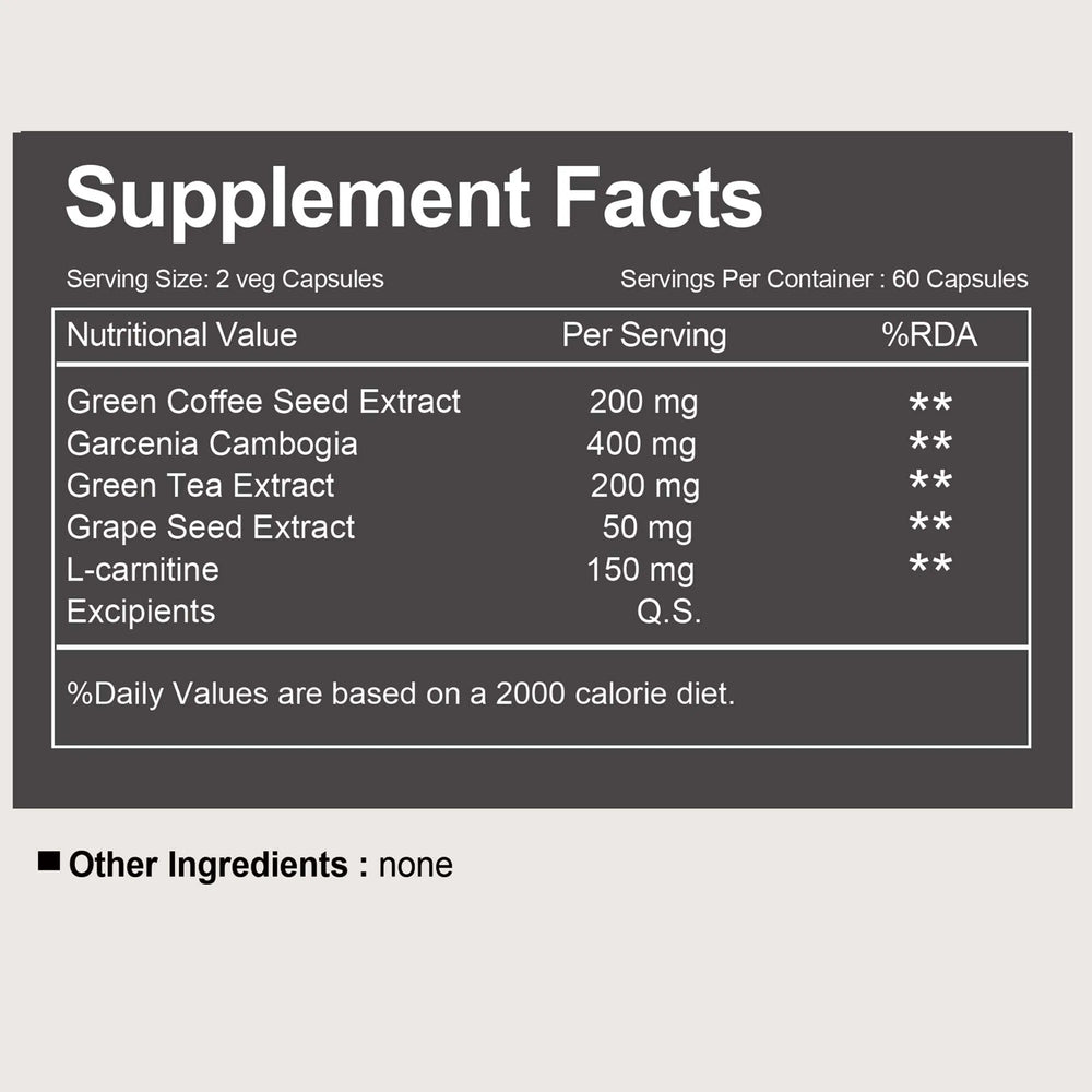 Keto Weight Loss Capsules – Thermogenic Fat Burner, Appetite Suppressant & Metabolism Booster – 120 Capsules | Garcinia + Green Tea Extract