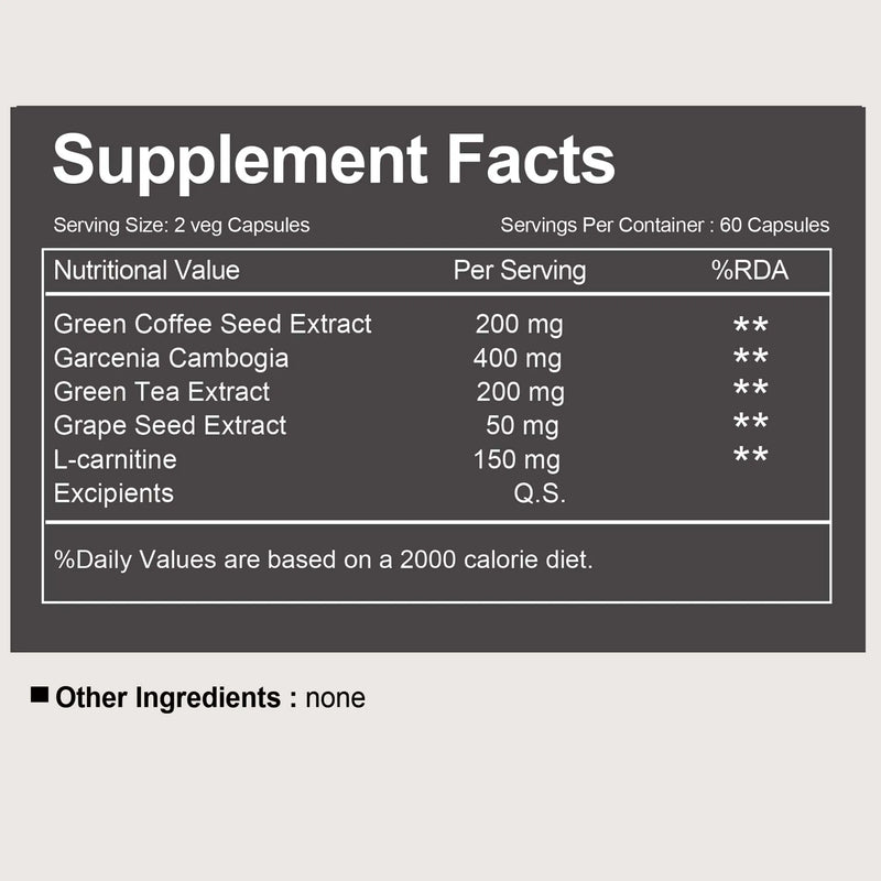 Keto Weight Loss Capsules – Thermogenic Fat Burner, Appetite Suppressant & Metabolism Booster – 120 Capsules | Garcinia + Green Tea Extract