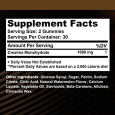 Creatine Monohydrate Gummies – Strength, Focus & Muscle Gains | 60ct - 2020WFG