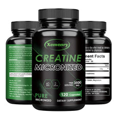Creatine Monohydrate Capsules – Strength, Power, & Muscle Volume | 120ct - 2020WFG