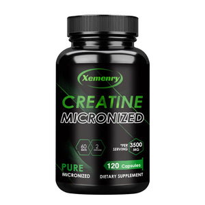 Creatine Monohydrate Capsules – Strength, Power, & Muscle Volume | 120ct