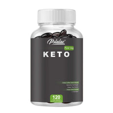 Bottle of Psalae Keto supplement on a white background