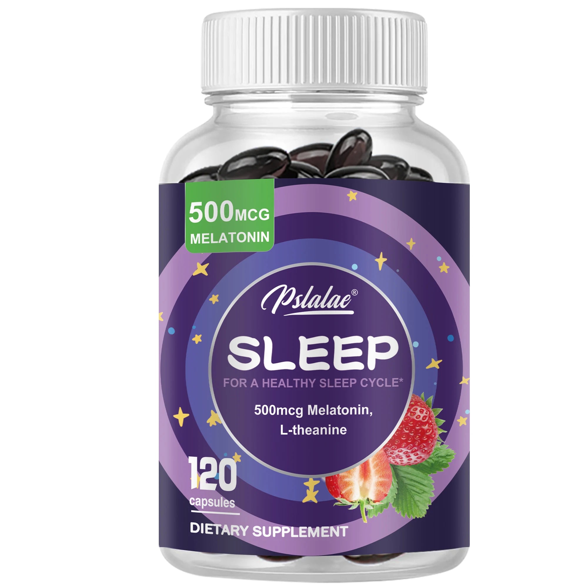 Sleep Aid Capsules – 120ct | Natural Sleep Support, Stress Relief, and Deep Recovery