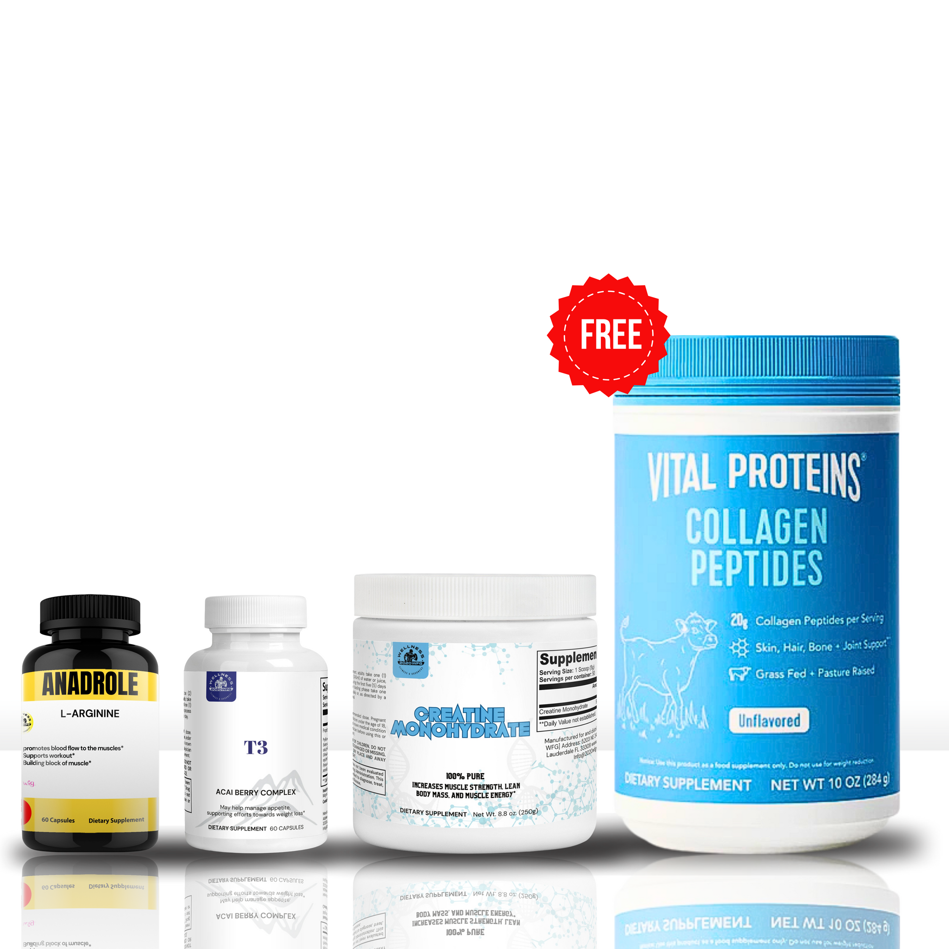Recovery & Shred Stack + FREE Collagen Peptides - 2020WFG