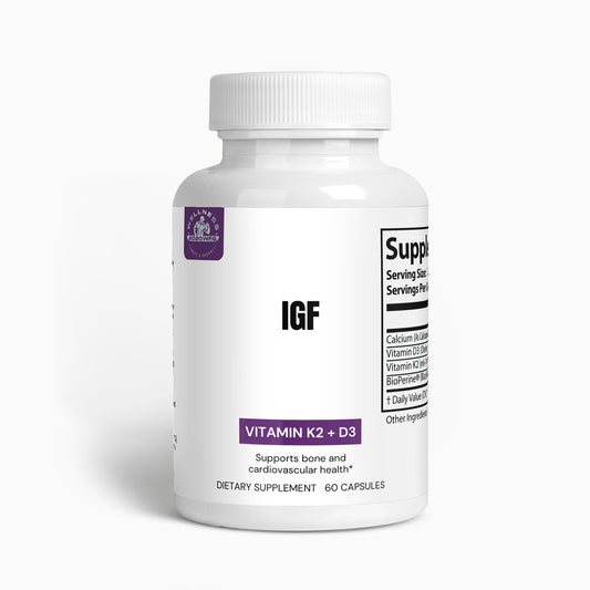 IGF - Legal Steroid Alternative by 2020WFG. Formulated to safely mimic the effects of Insulin-like Growth Factor, IGF supports muscle growth, improved recovery, and increased strength. Ideal for athletes and bodybuilders looking to enhance performance, build lean muscle mass, and boost overall physical conditioning.