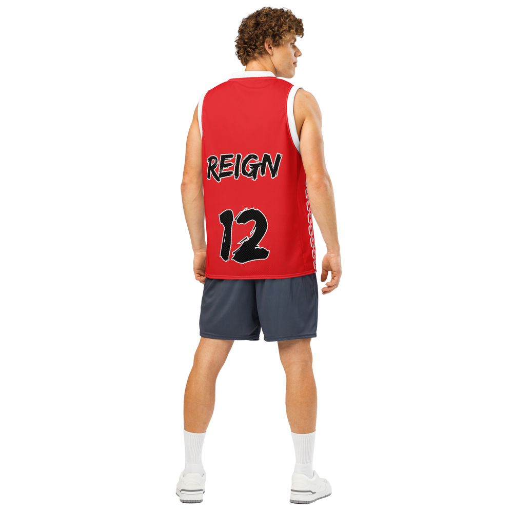 Premium Red basketball jersey