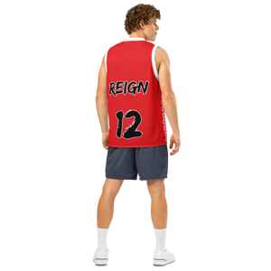 Premium Red basketball jersey